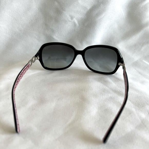 Coach HC 8019 L007 Beatrice 5034/11 Black Sunglasses 58-16-135 pre-owned - Picture 4 of 9